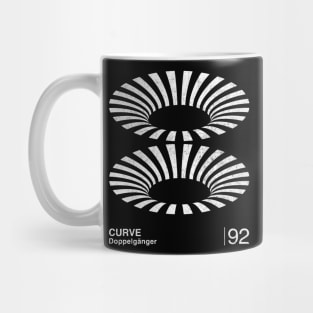 Curve / Minimalist Graphic Design Fan Artwork Mug